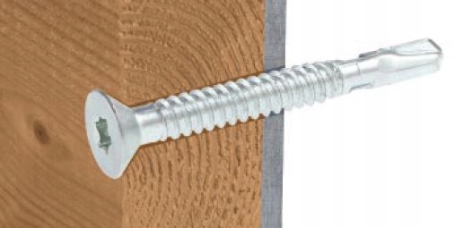 WKRĘTY SAMOWIERCĄCE DREWNO-STAL TORX 6,3x60 200szt Przeznaczenie do drewna