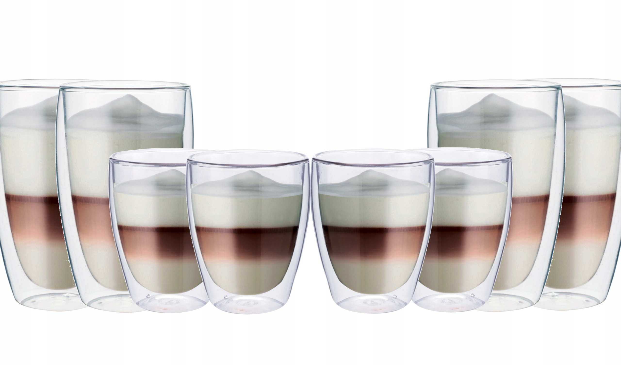 

Szklanki Termiczne Kawy Latte Cappuccino 4+4
