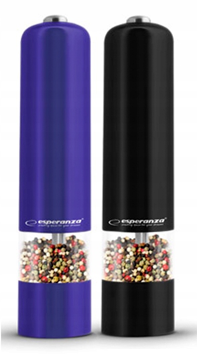 ZESTAW 2 x ELEKTRYCZNY MŁYNEK DO PIEPRZU I SOLI