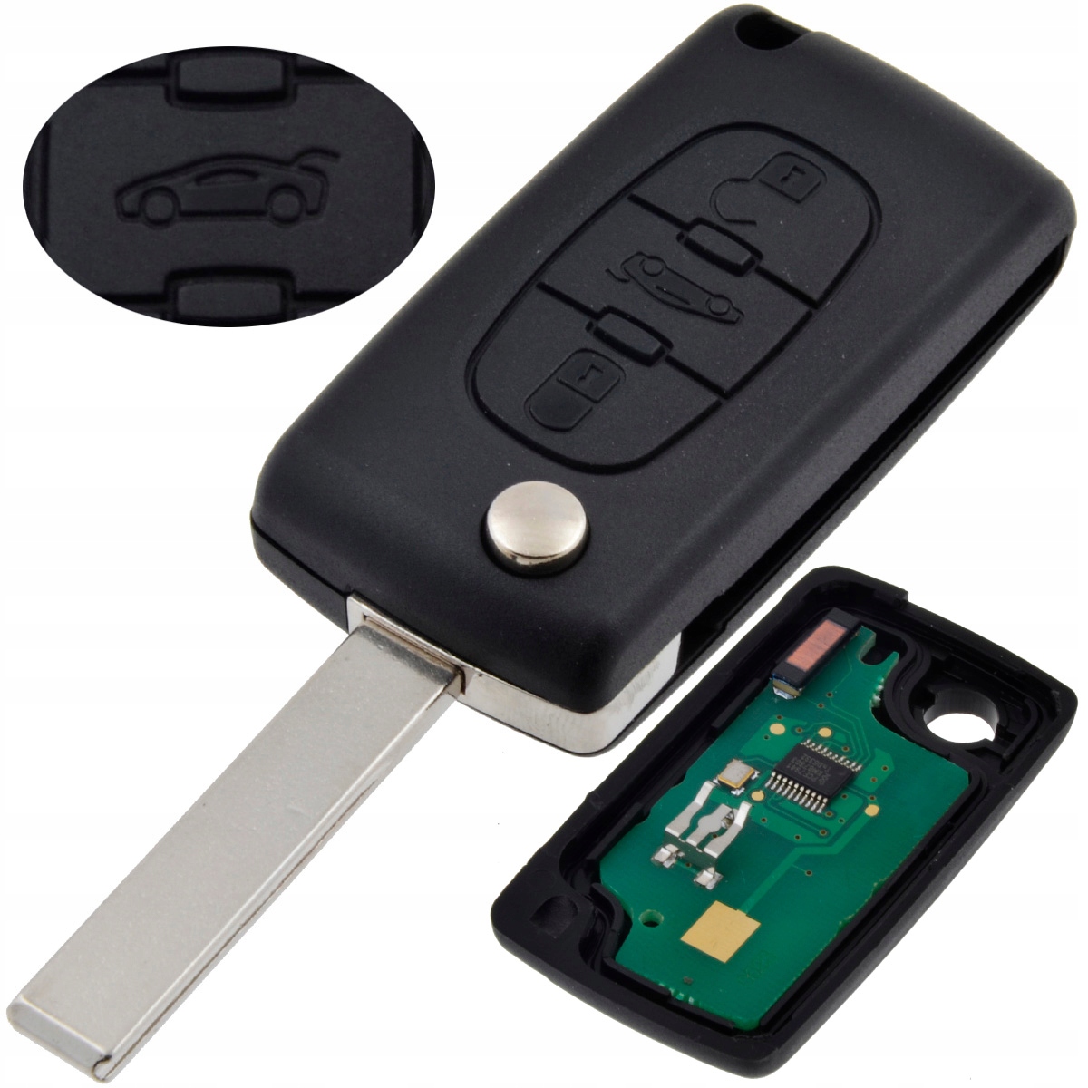 

Kluczyk pilot do Peugeot 207 Sw 308 Sw