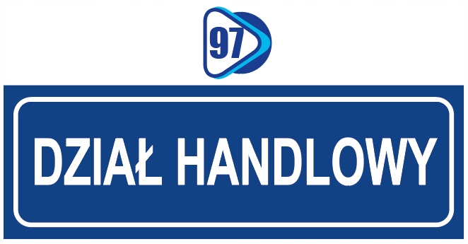 TABLICZKA DZIAŁ HANDLOWY - 30X10cm - PCV3mm Kod producenta _wr_1_dfkd233
