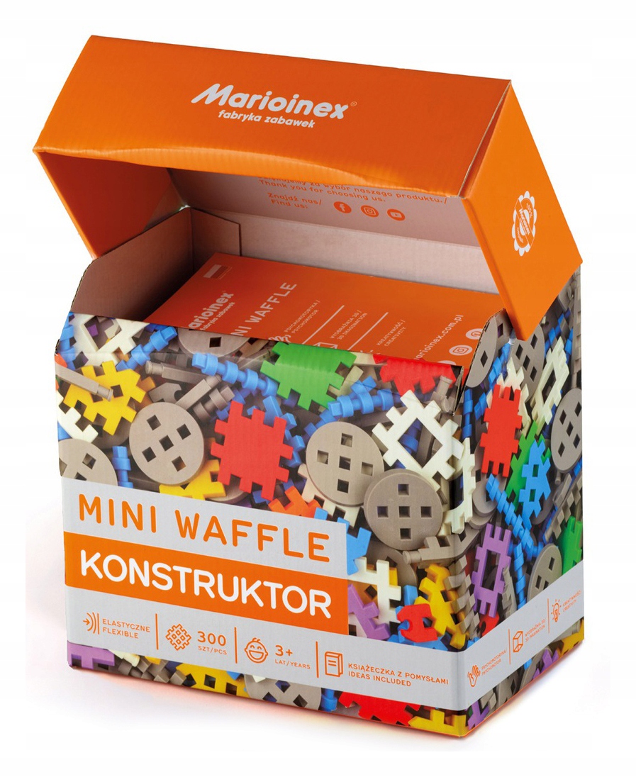 

Marioinex Klocki Wafle Mini Konstruktor, 300 szt