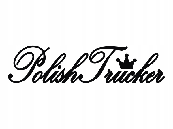 NAKLEJKA Polish Trucker Driver Road King *WZORY *KOLORY *28cm