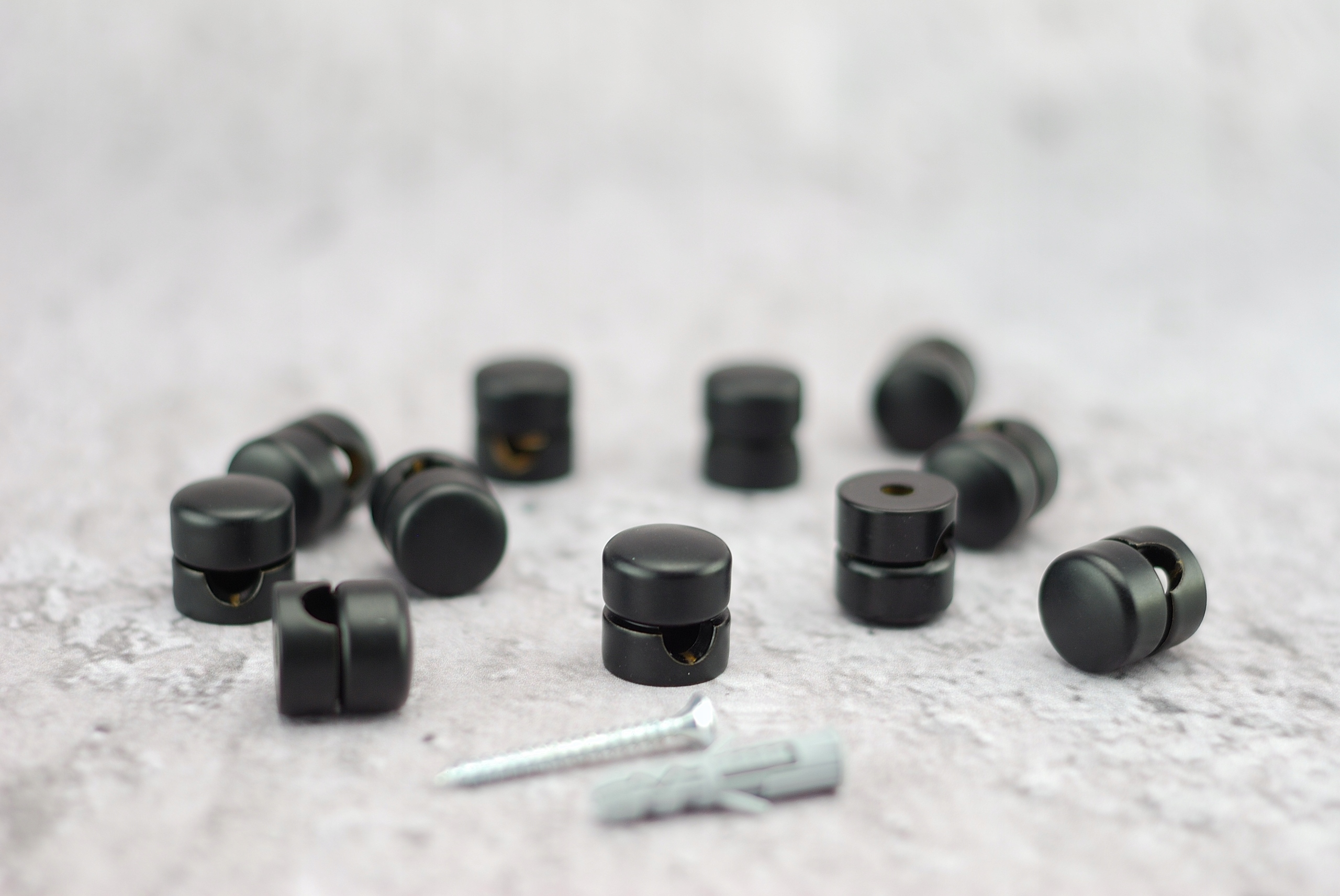 uchwyt do przewodu kabla w oplocie czarny pająk Typ uchwyt