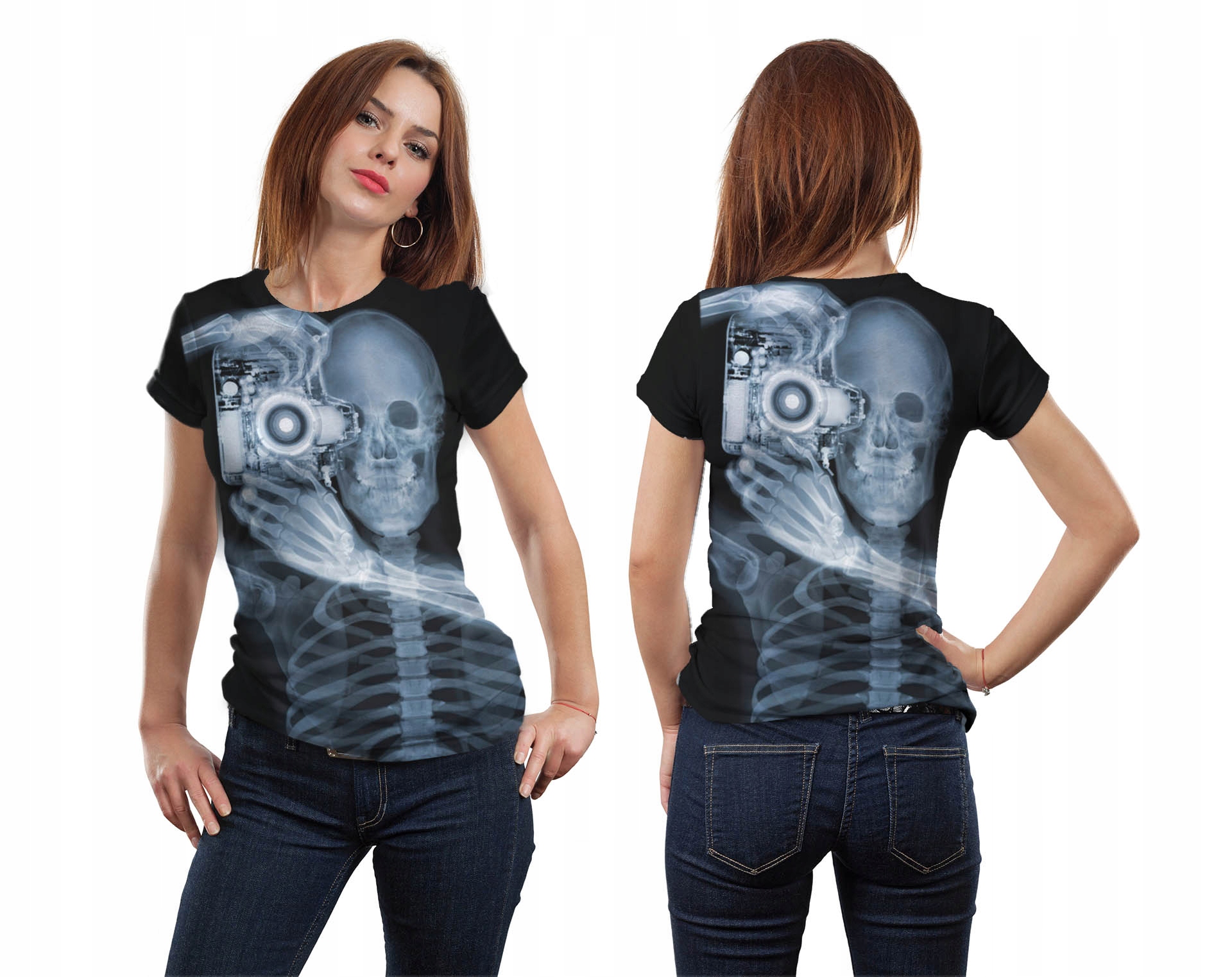 

Koszulka 3D Fullprint T-shirt Rentgen M Trwała Pl