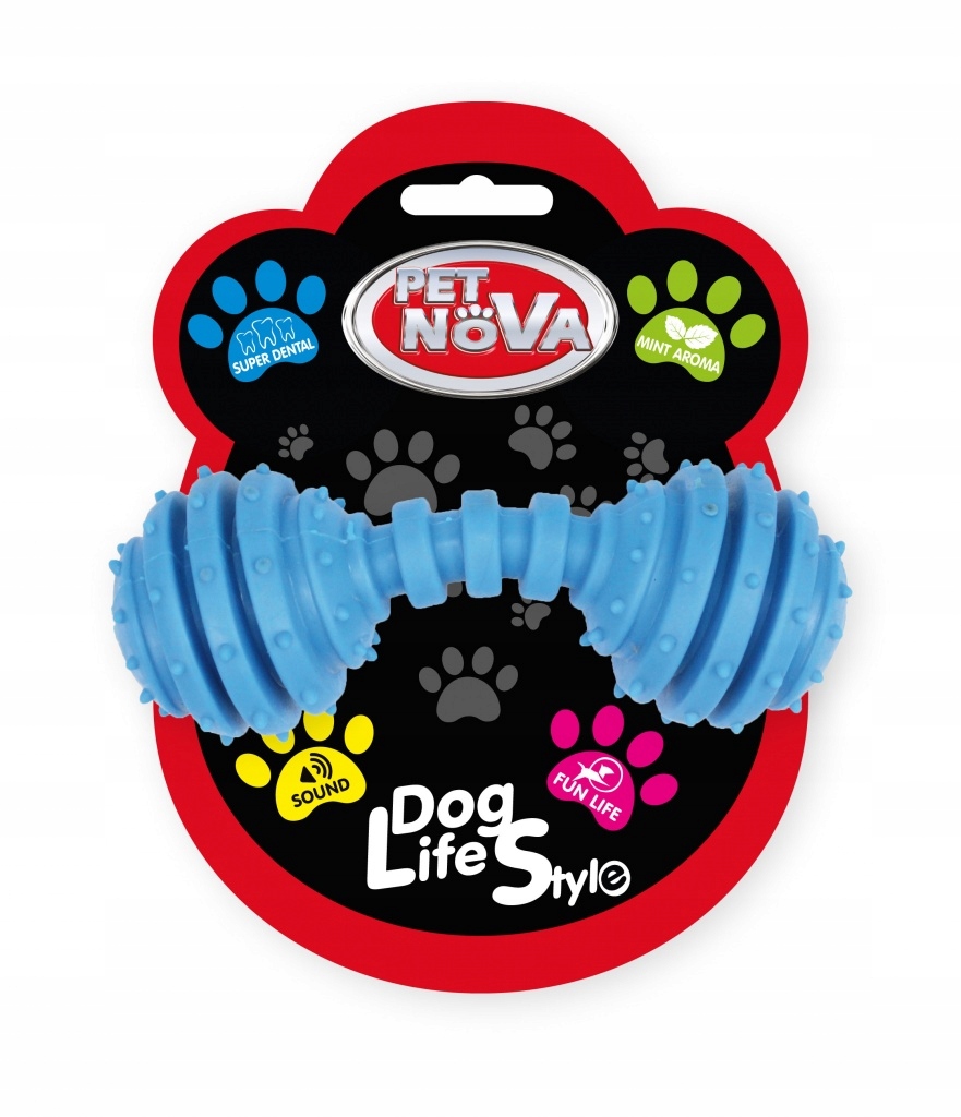 

Pet Nova zabawka dla psa Hantel dental 12cm mięta
