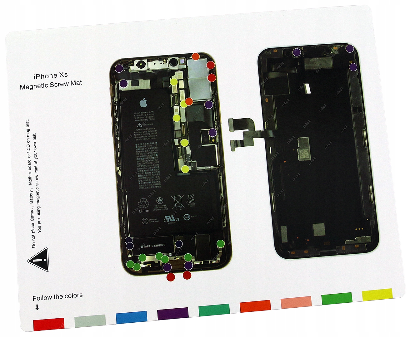 

Mata Magnetyczna Serwisowa Na Śrubki iPHONE Xs