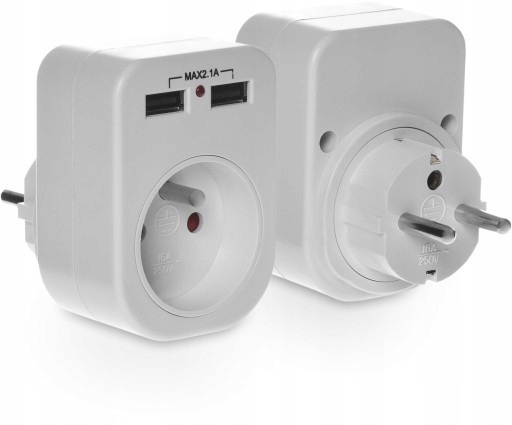 

Rozgałężnik z ładowarką Usb R-1USB