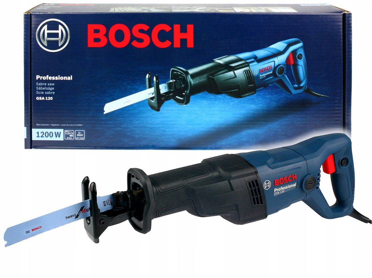 

Piła Szablasta 1200W Gsa 120 Bosch 1 Brzeszczot