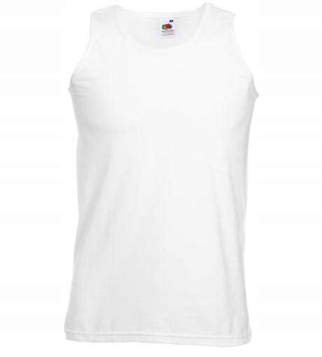 

Fruit Koszulka Bez Rękawów Athletic Vest White XXL