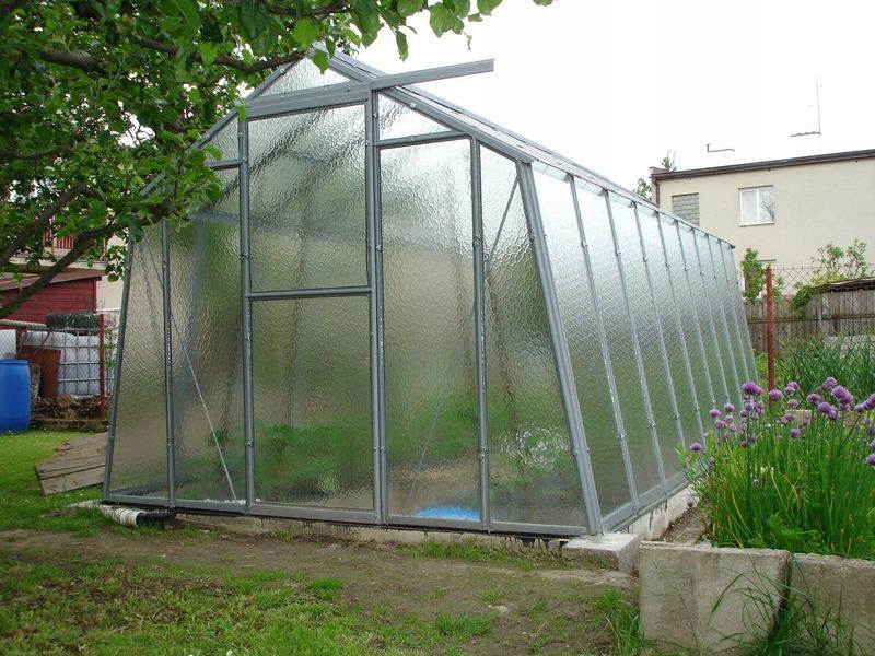 SZKLARNIA OGRODOWA HOBBY 7/4,5 SZKŁO 4mm 11m2 Szerokość 2.47 m