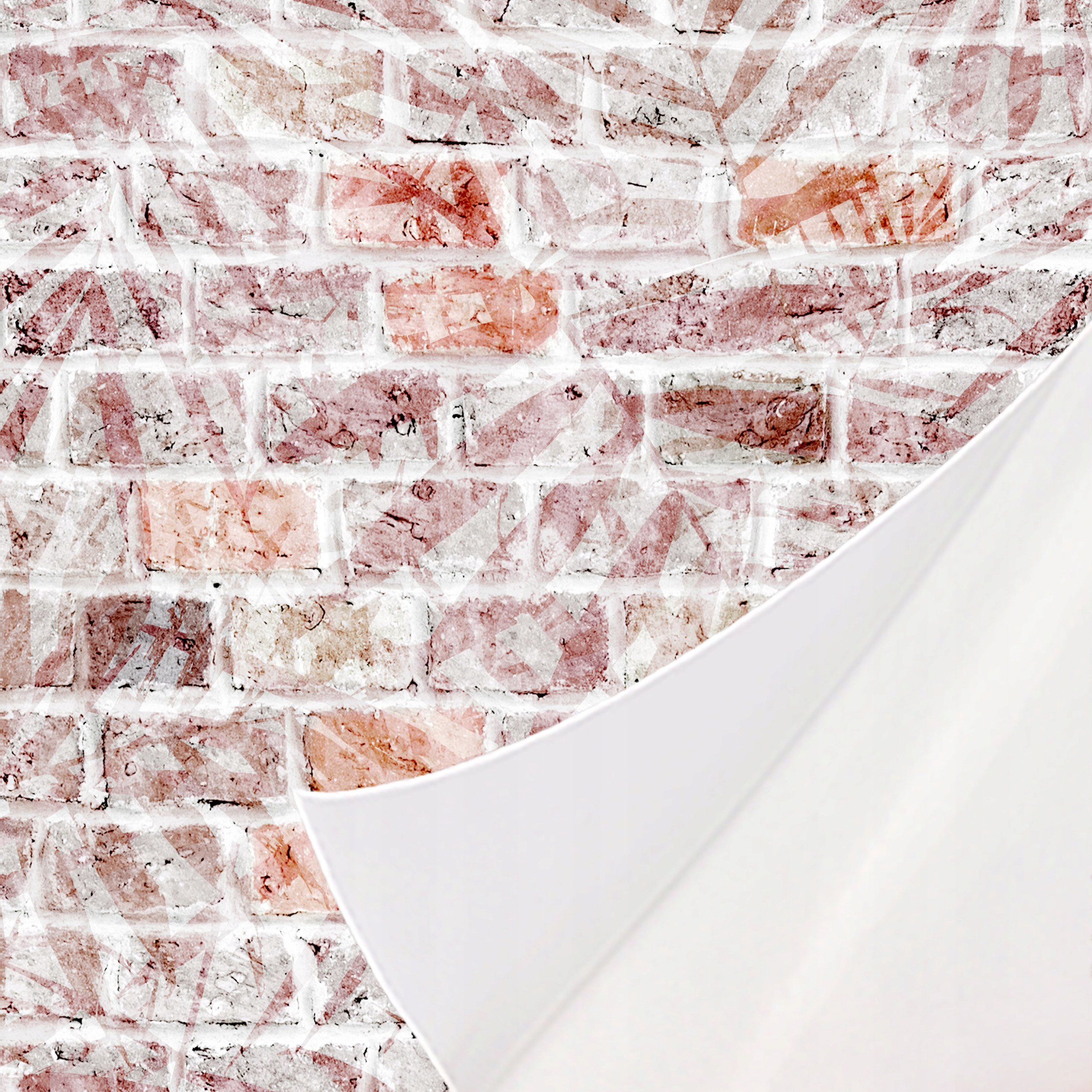 Samolepicí Tapeta 10 m Cihlové Listy f-A-0773-j-a