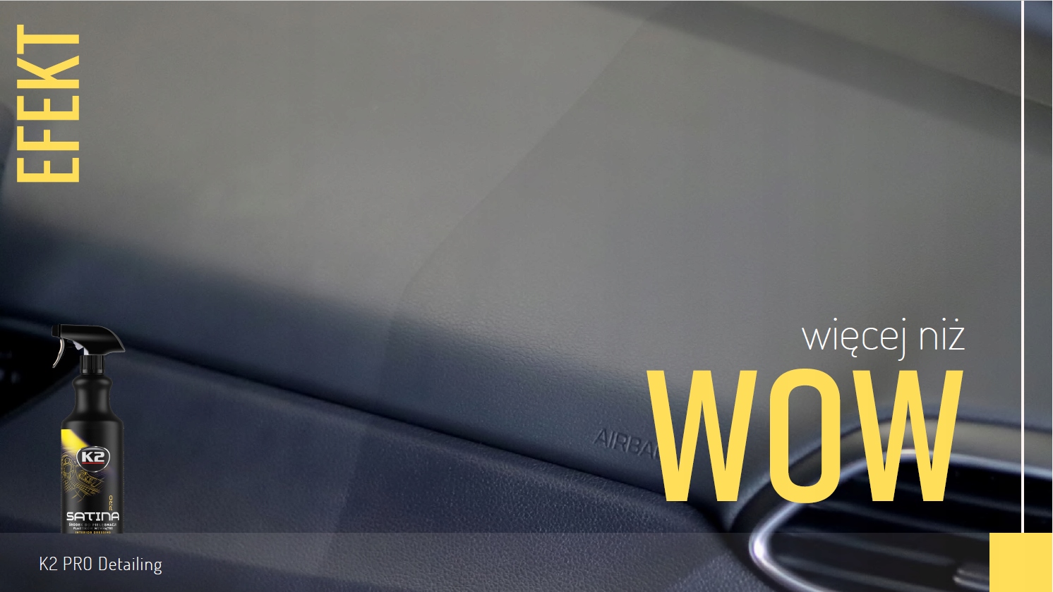 K2 SATINA PRO dressing kokpit mat 5L SUNSET FRESH Brand K2