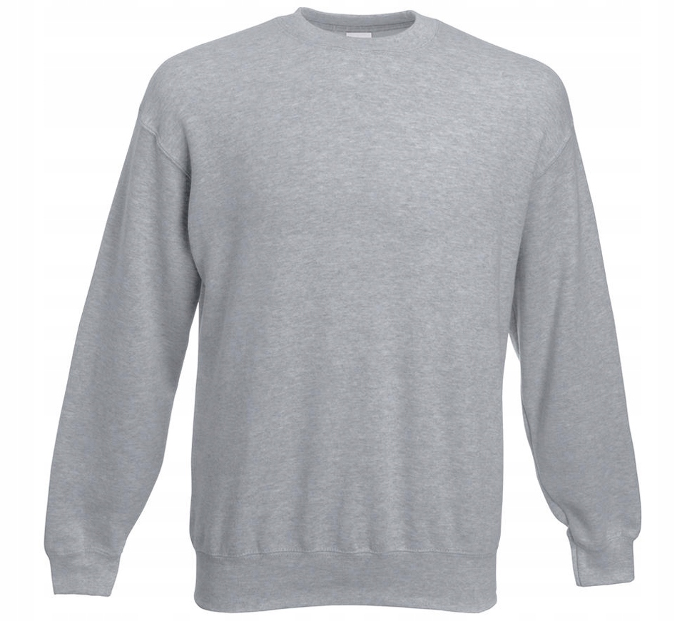 BLUZA FRUIT OF THE LOOM SET IN CLASSIC h. grey 4XL