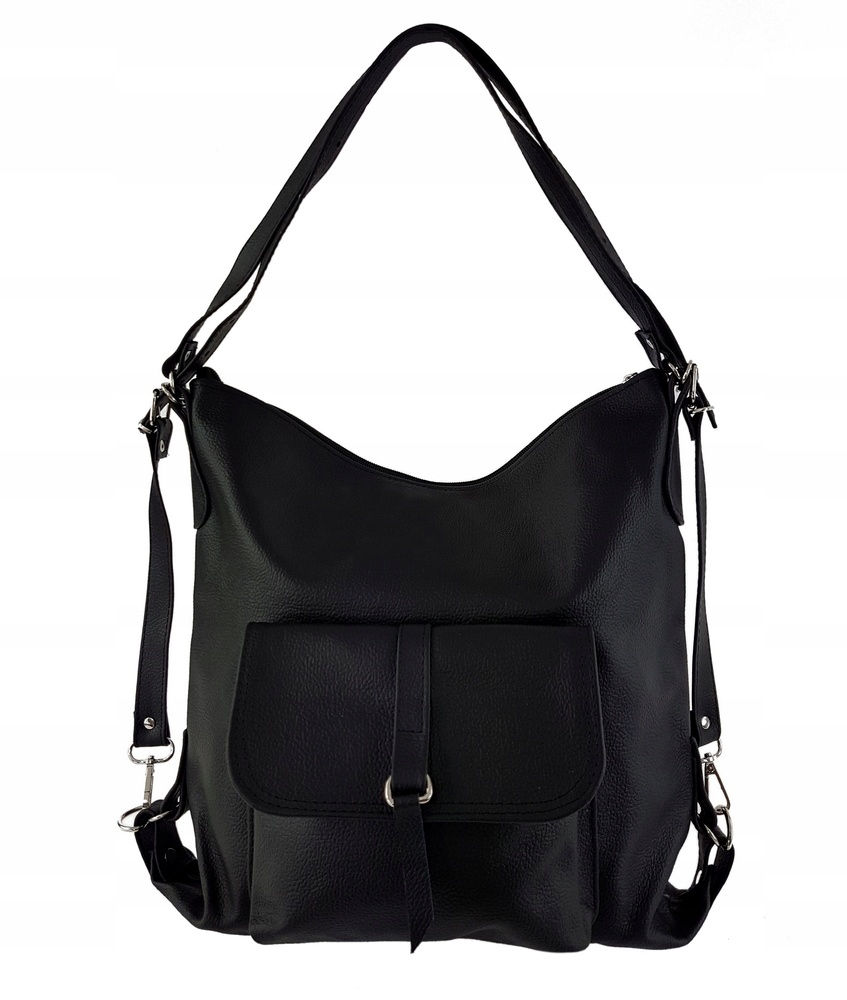 Torebka skórzana plecak WOREK 3W1