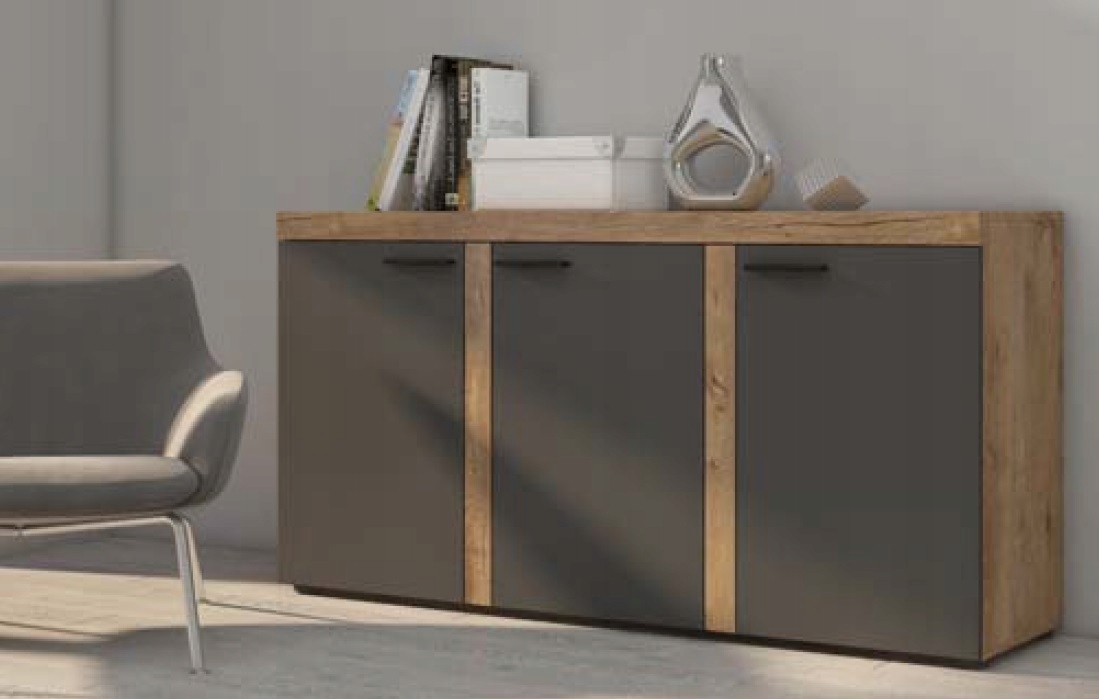 Komoda RUMBA kolor dąb lefkas 150 cm