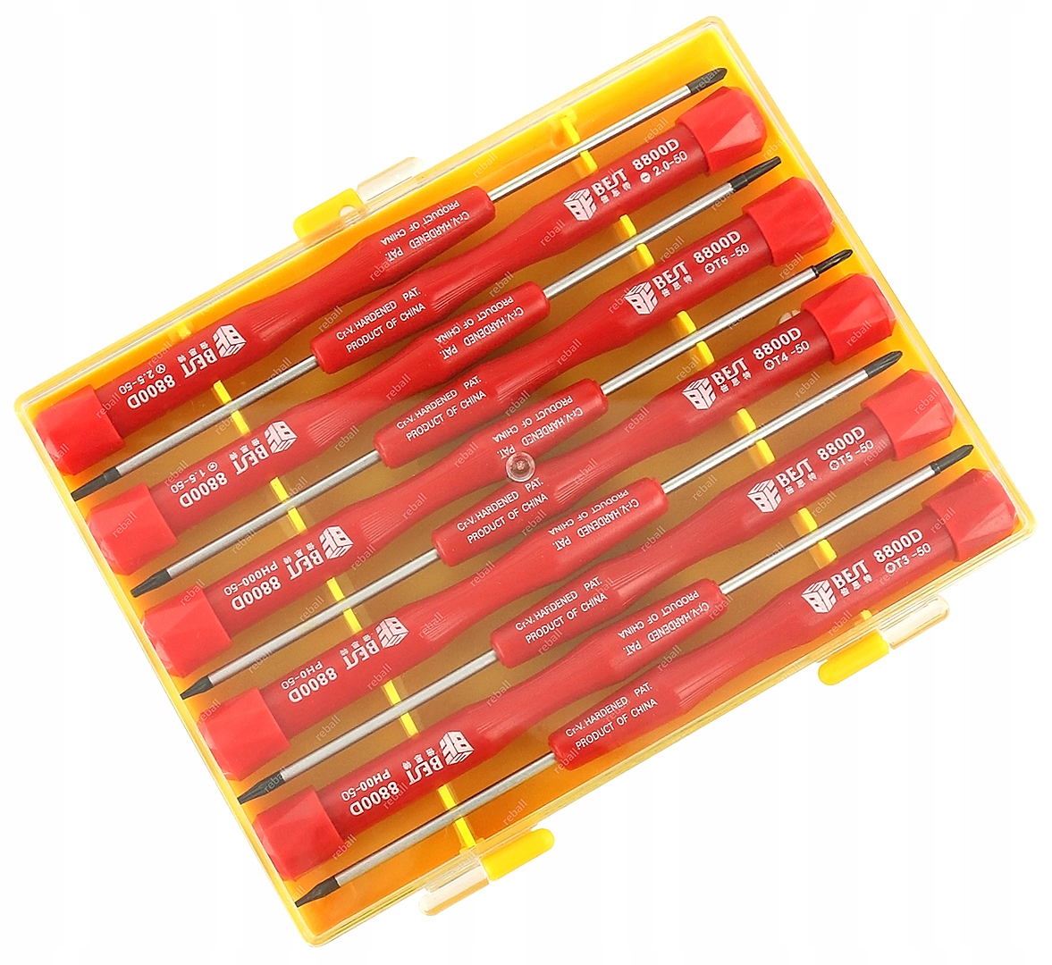 

Zestaw Popularnych Wkrętaków Best BST-8800D 10szt