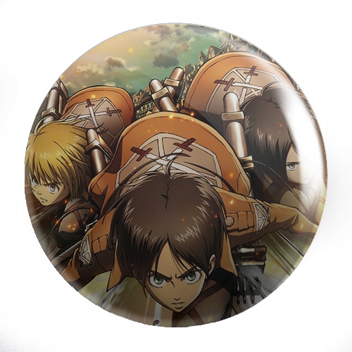 

Przypinki Attack on titan Shingeki no Kyojin
