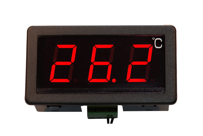 

Duży 20 mm termometr panelowy Led -50-110C 12V