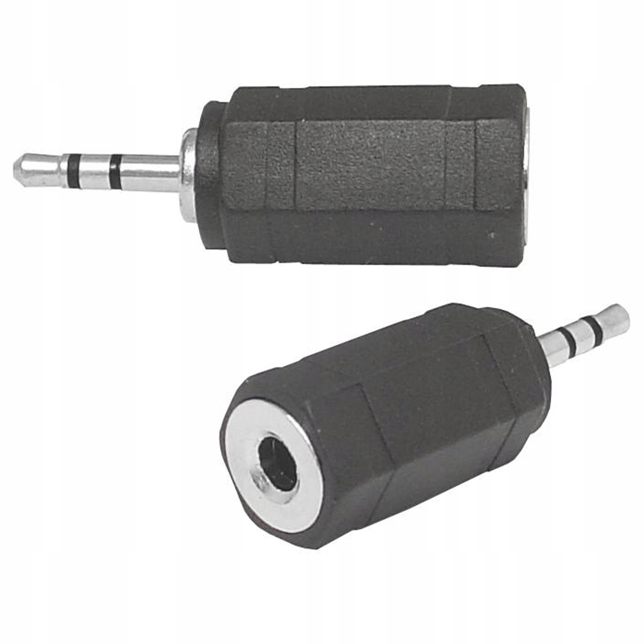 PRZEJŚCIE WTYK JACK 2.5 - GNIAZDO 3.5 WTYK METAL