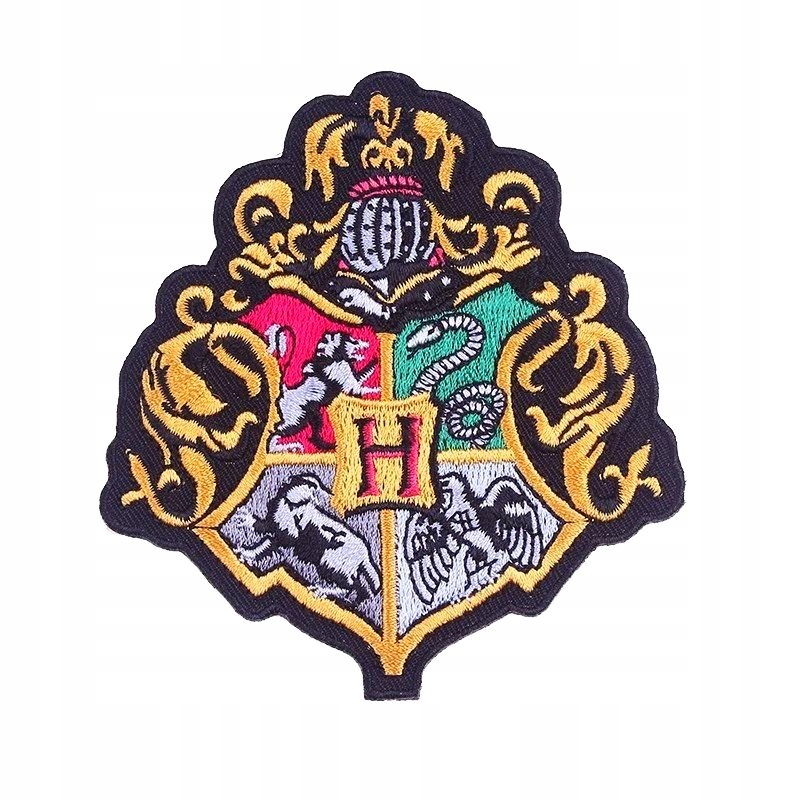 Prasowanka Harry Potter Hogwart naszywka DUŻA PL Typ naszywka