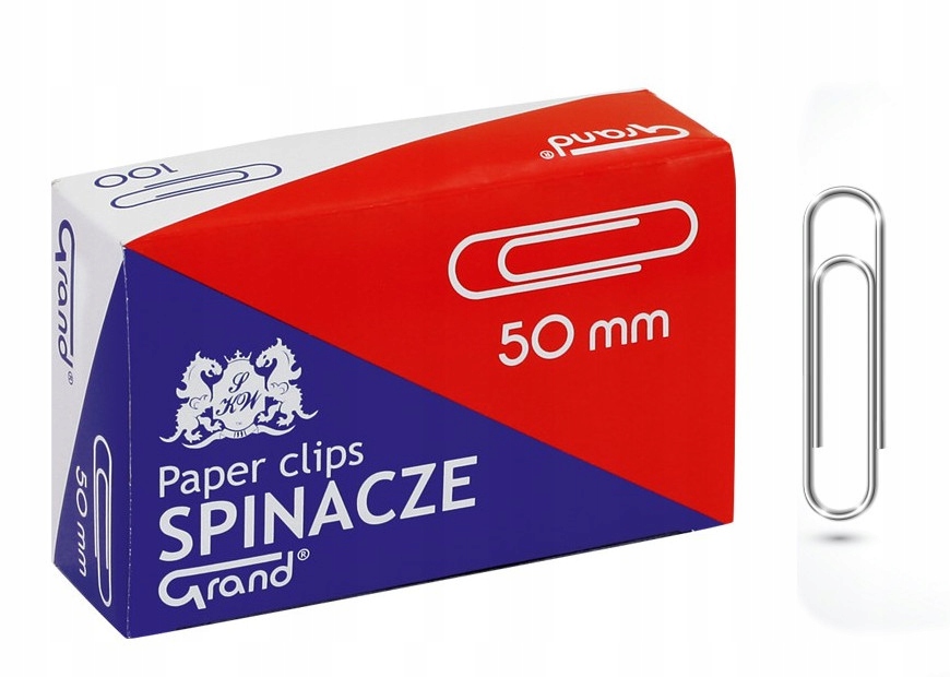 

Spinacze biurowe Grand okrągłe 50 mm 100 szt.