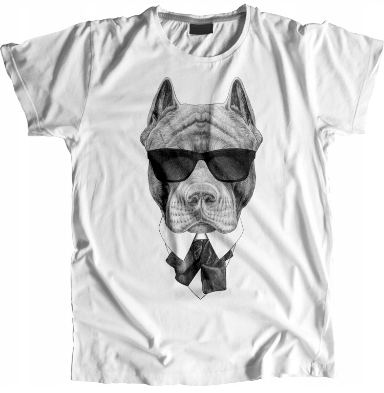 

Pit Bull Hipster koszulka damska z pitbullem r. L