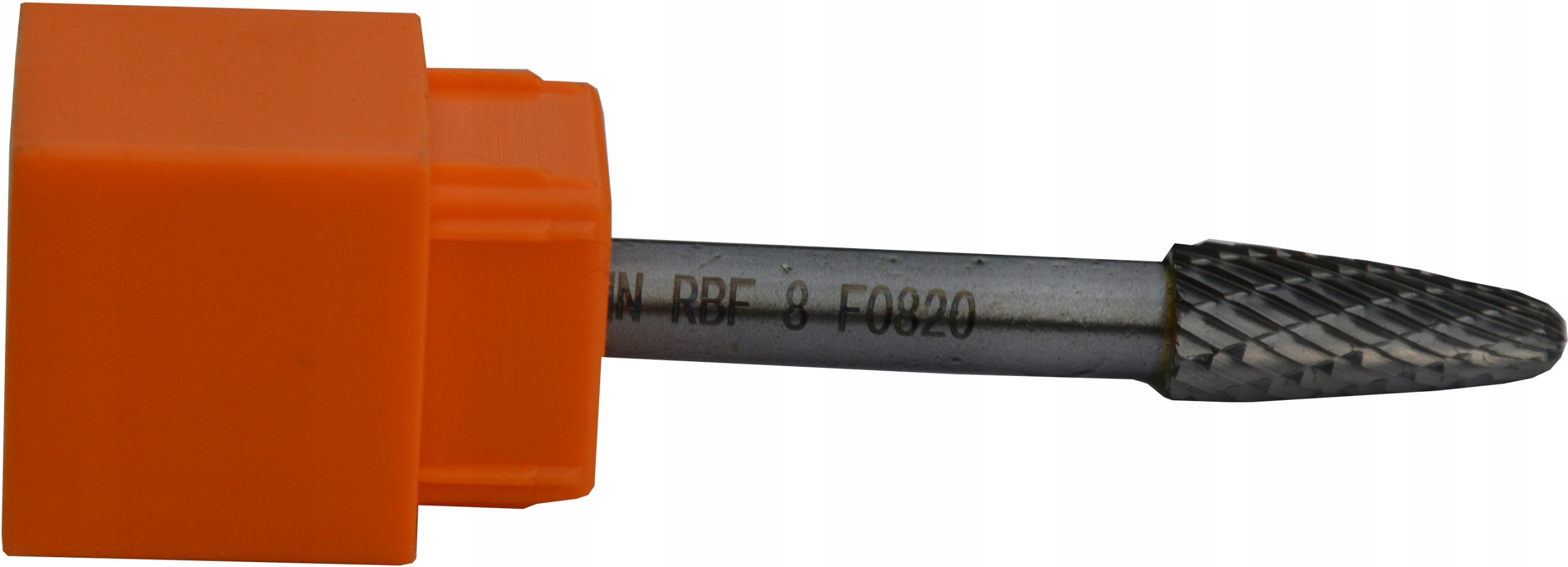 FREZ TRZPIENIOWE OBROTOWY DO METALU RBF 8x20mm 6m Twardość (HRC) 45