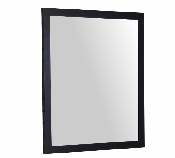 

Lustro w ramie 80x80 Rama Czarna, Czarne + gratis