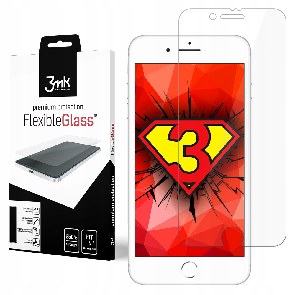 

3mk Flexible Glass --- 3mk --- ochrona na iPhone 8