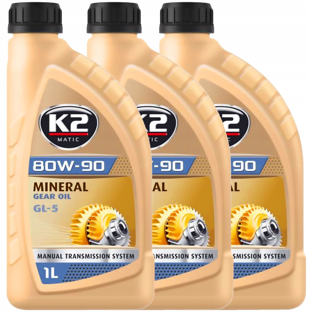 K2 80W-90 GL5 GL4 MINERALNY OLEJ PRZEKŁADNIOWY 3L
