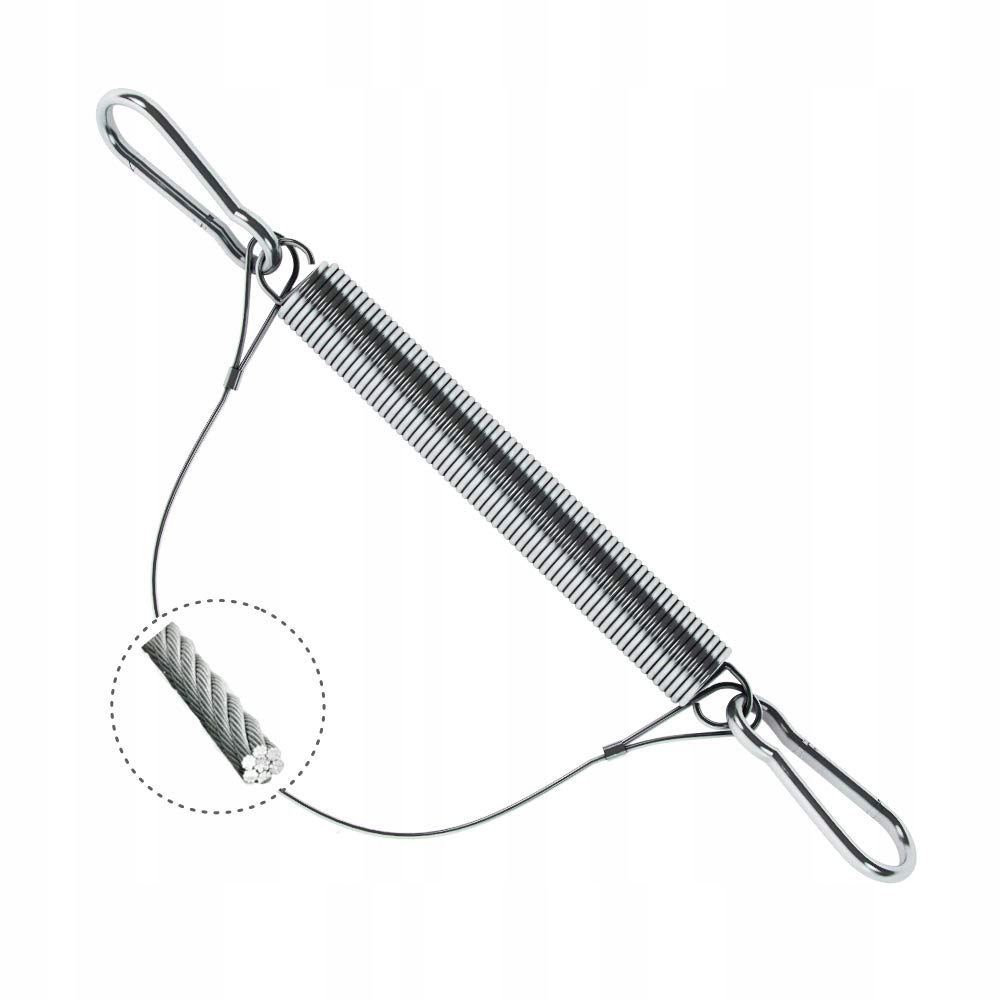 

Sprężyna do huśtawki kołyski stalowa lina 16.5 kg