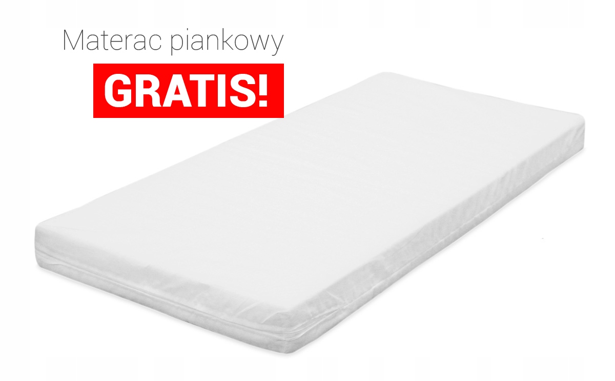 Łóżko "DOMEK" parterowe 160x80 szare Typ łóżko pojedyncze