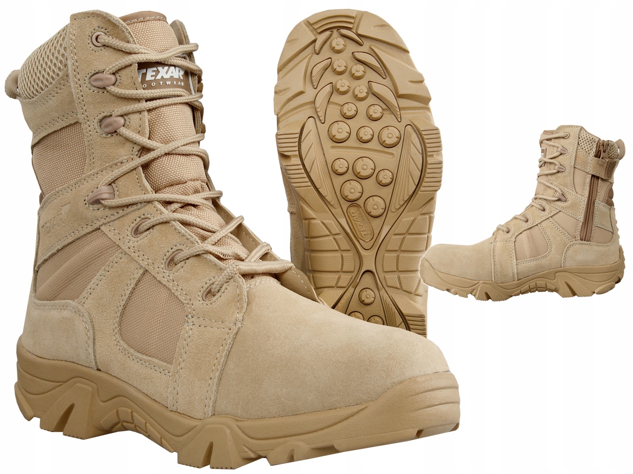 

Buty Taktyczne Wojskowe Texar Stinger Pustynne 39