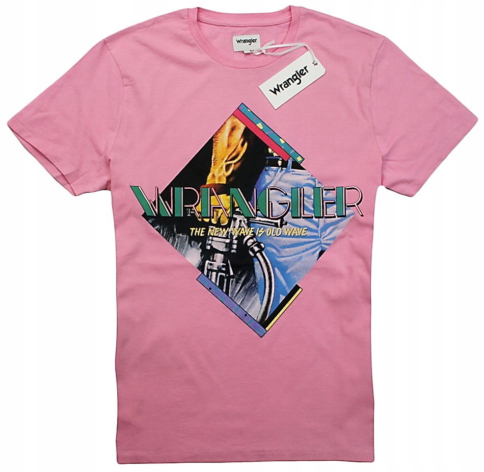 

Wrangler Graphic T-shirt Koszulka Sea Pink - M