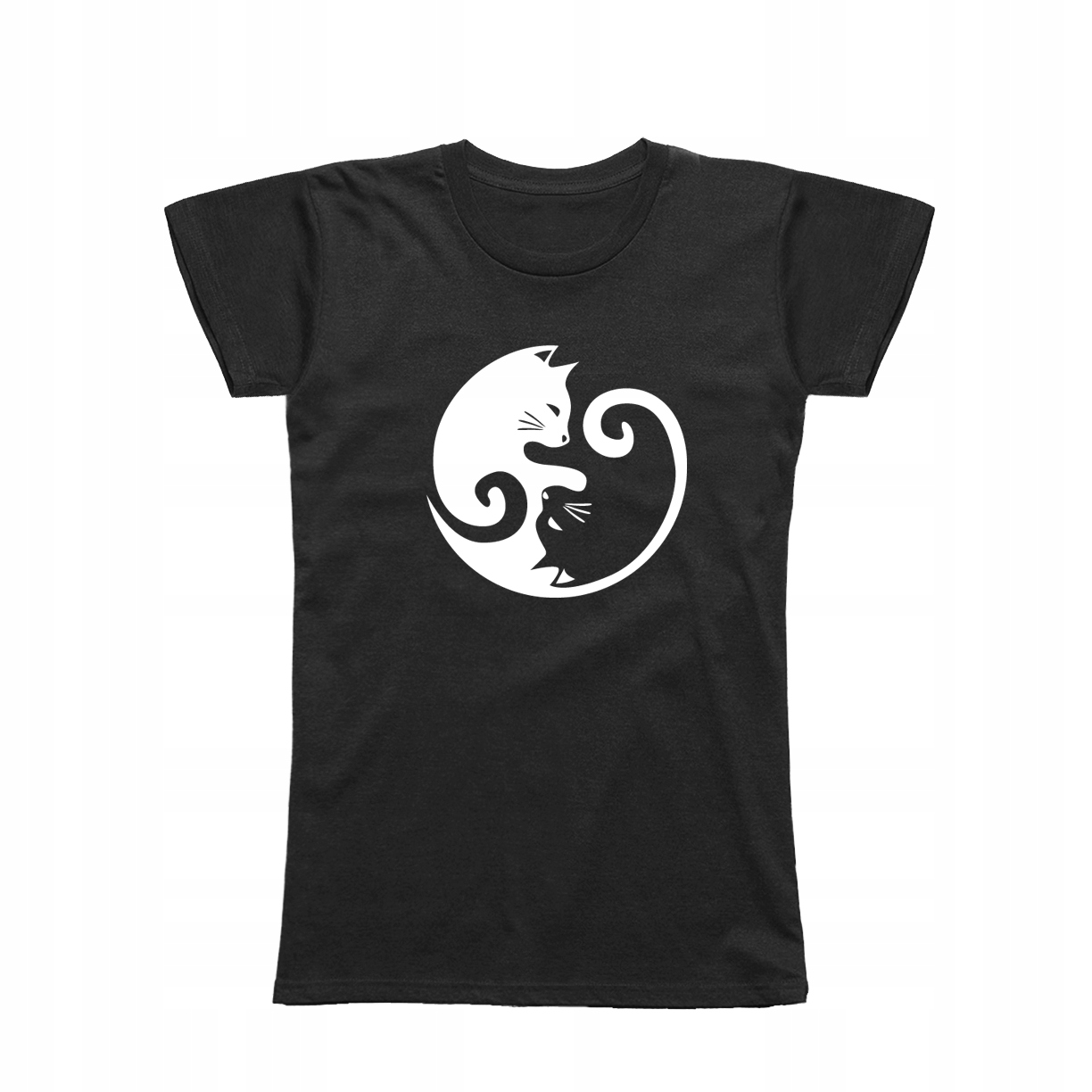 

XXL - Koszulka T-shirt Kot Koci Jing-jang Śmieszna