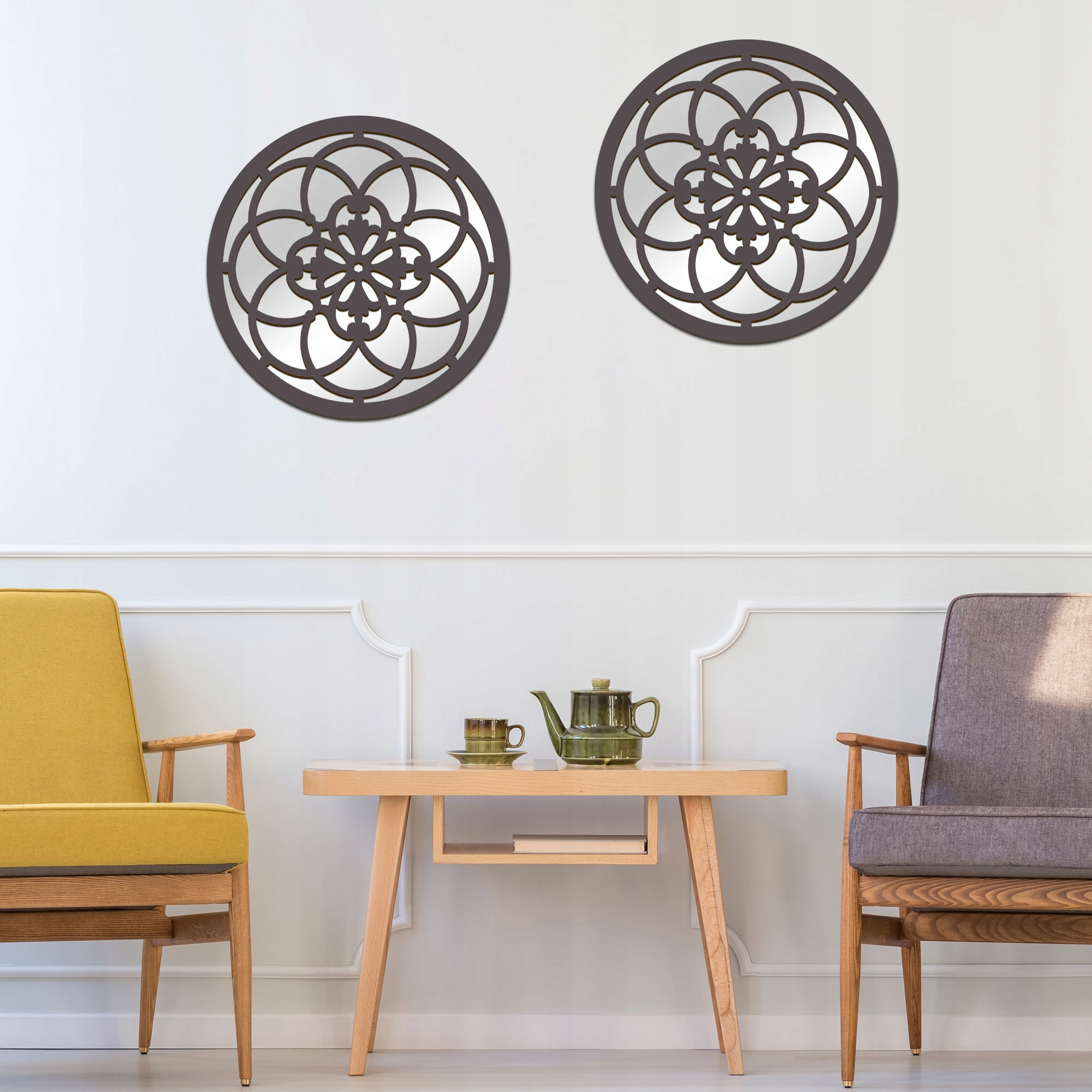 Lustro Ścienne TOSKANIA 60cm Wysokość 600 mm