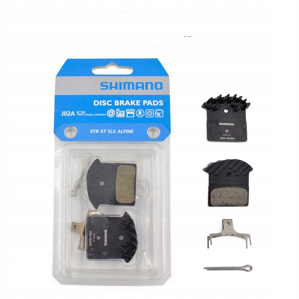 

okładziny Shimano Xt Klocki J02A radiator żywica