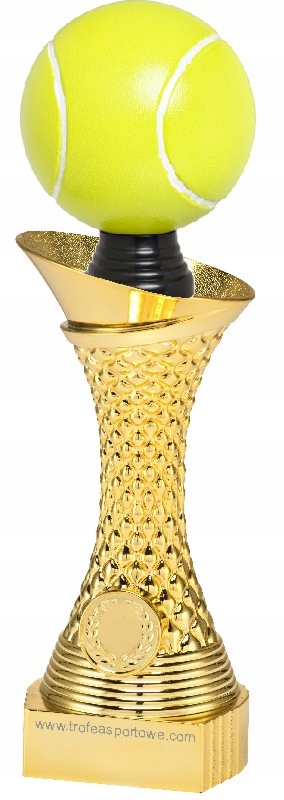 PUCHAR z figurką TENIS ZIEMNY 25cm + grawerka
