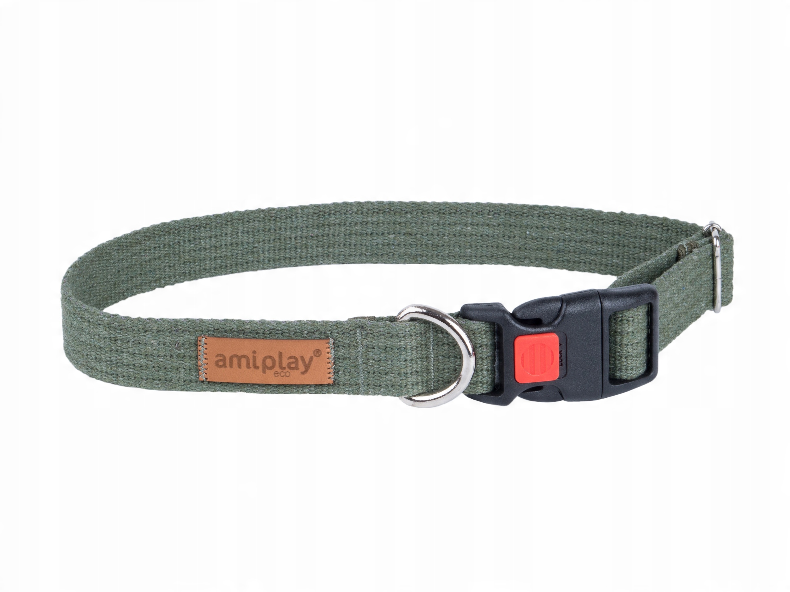 

Amiplay Obroża reg. z blokadą Cotton S 28-40x1,5cm