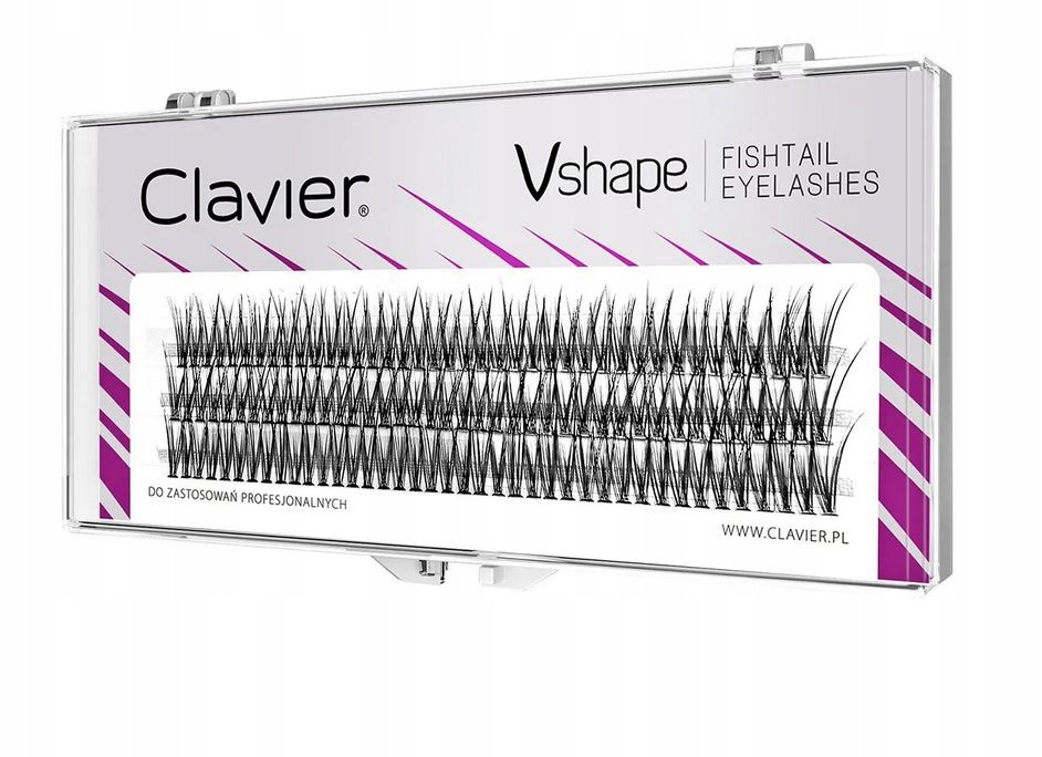 Kępki Rzęs Vshape Clavier 14mm – Jaskółki EAN (GTIN) 5907465652858