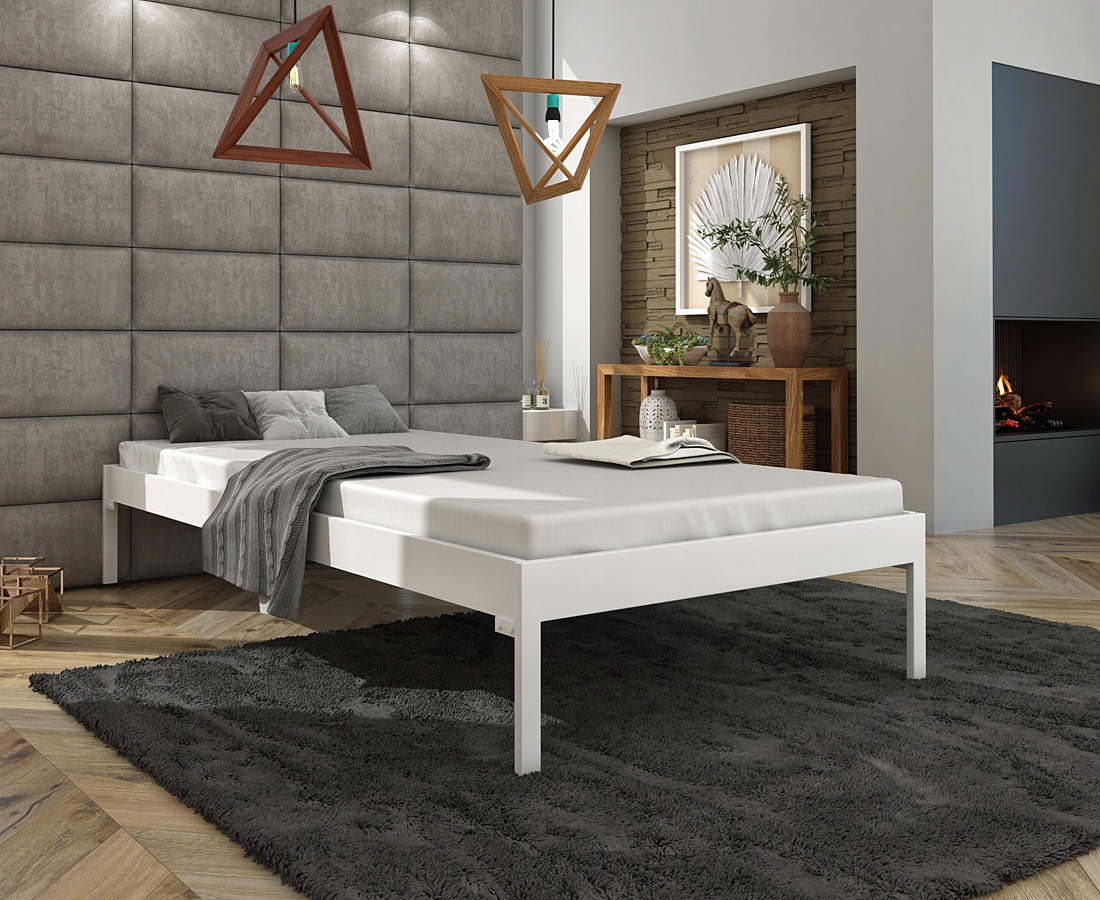 ŁÓŻKO POJEDYNCZE METALOWE MŁODZIEŻOWE ==== 120X200 Kod producenta HQ478