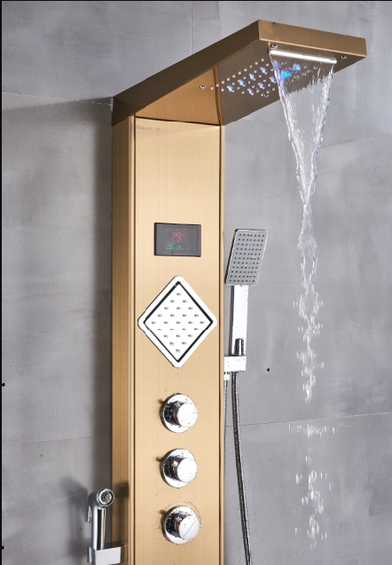 Panel prysznicowy wyświetlacz, LED,opryskiwacz Marka inna