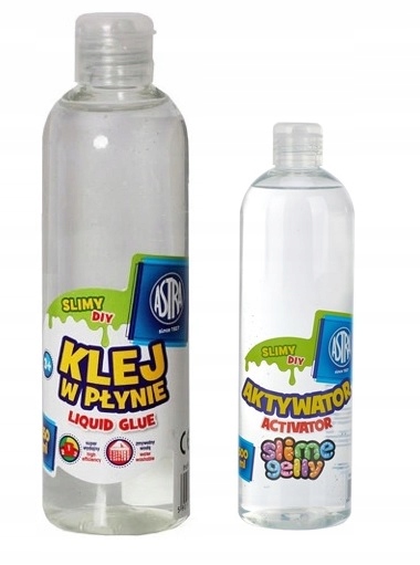 

Klej Pva Slime 500 ml Aktywator 250 ml Astra