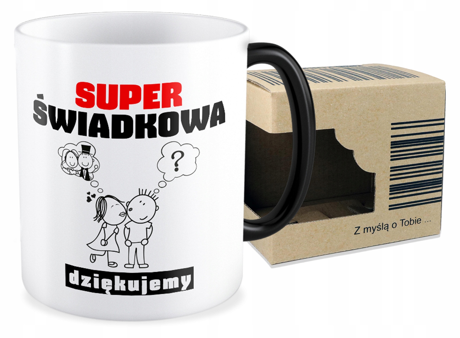 

Kubek Magiczny Ślub Podziękowania Dużo Wzorów