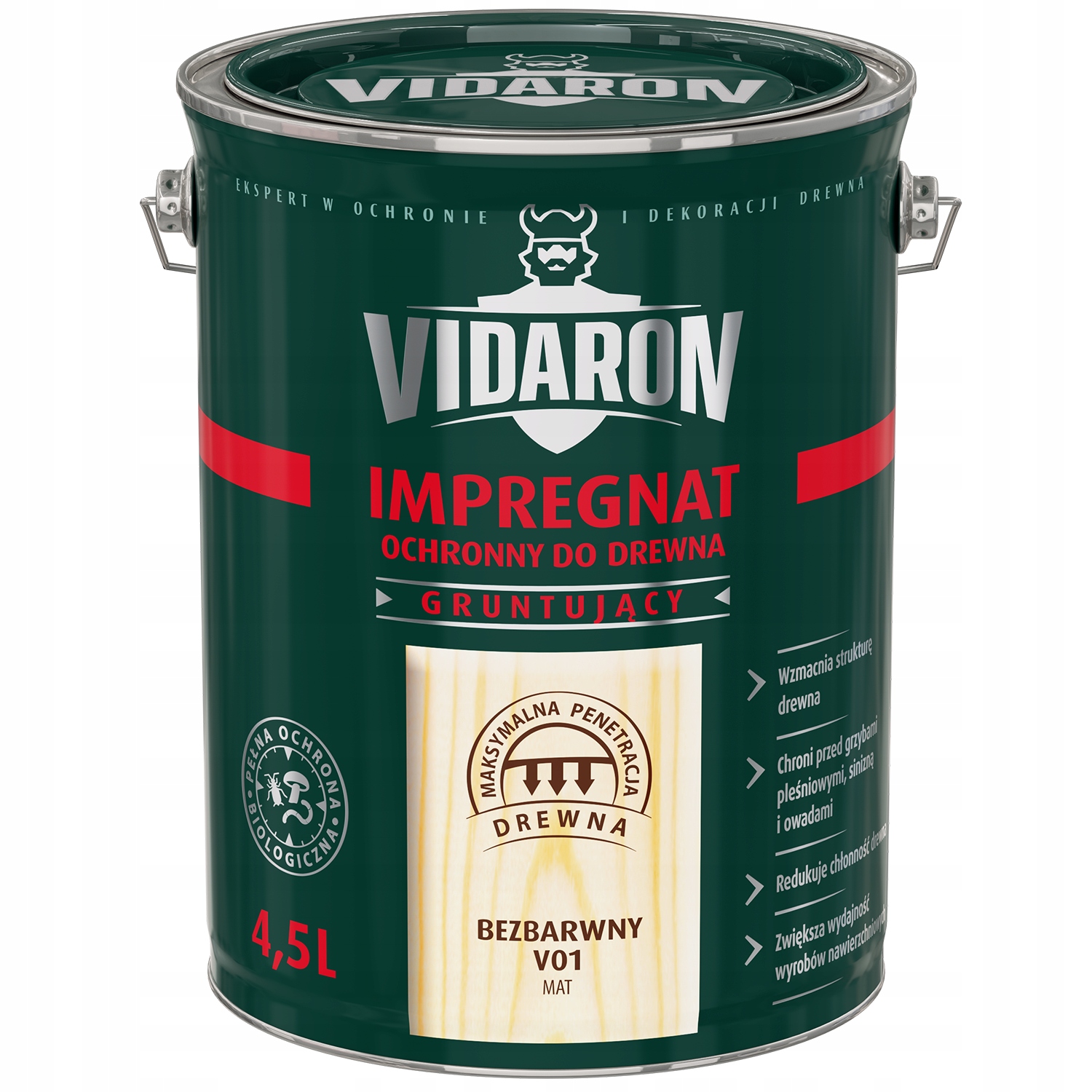 Vidaron impregnat ochronny – gruntujący 4.5L