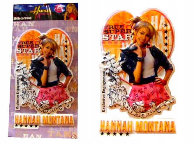 

Hannah Montana Fosforyzująca naklejka Dekoracja
