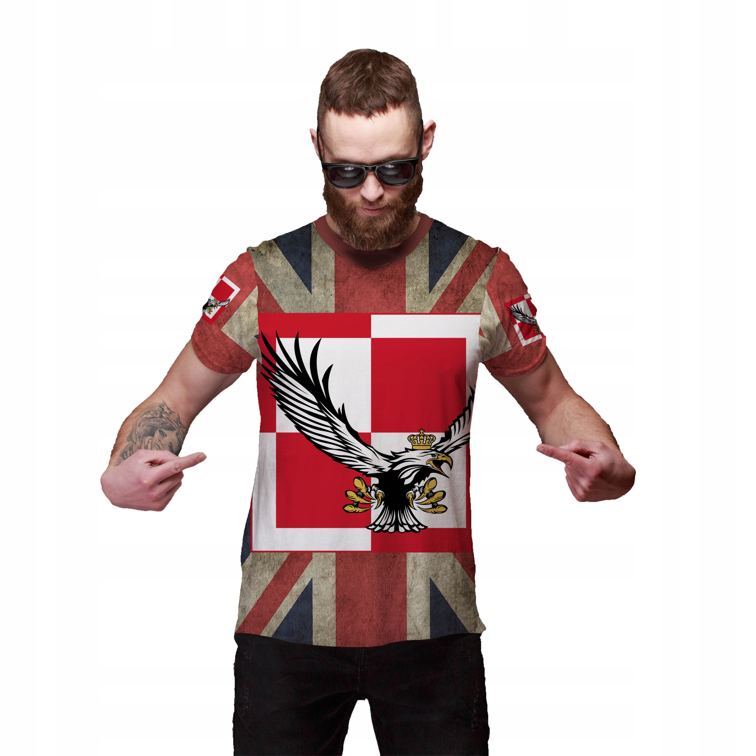 

Koszulka Full Print Polska Lotnicza XL Fitness Pl