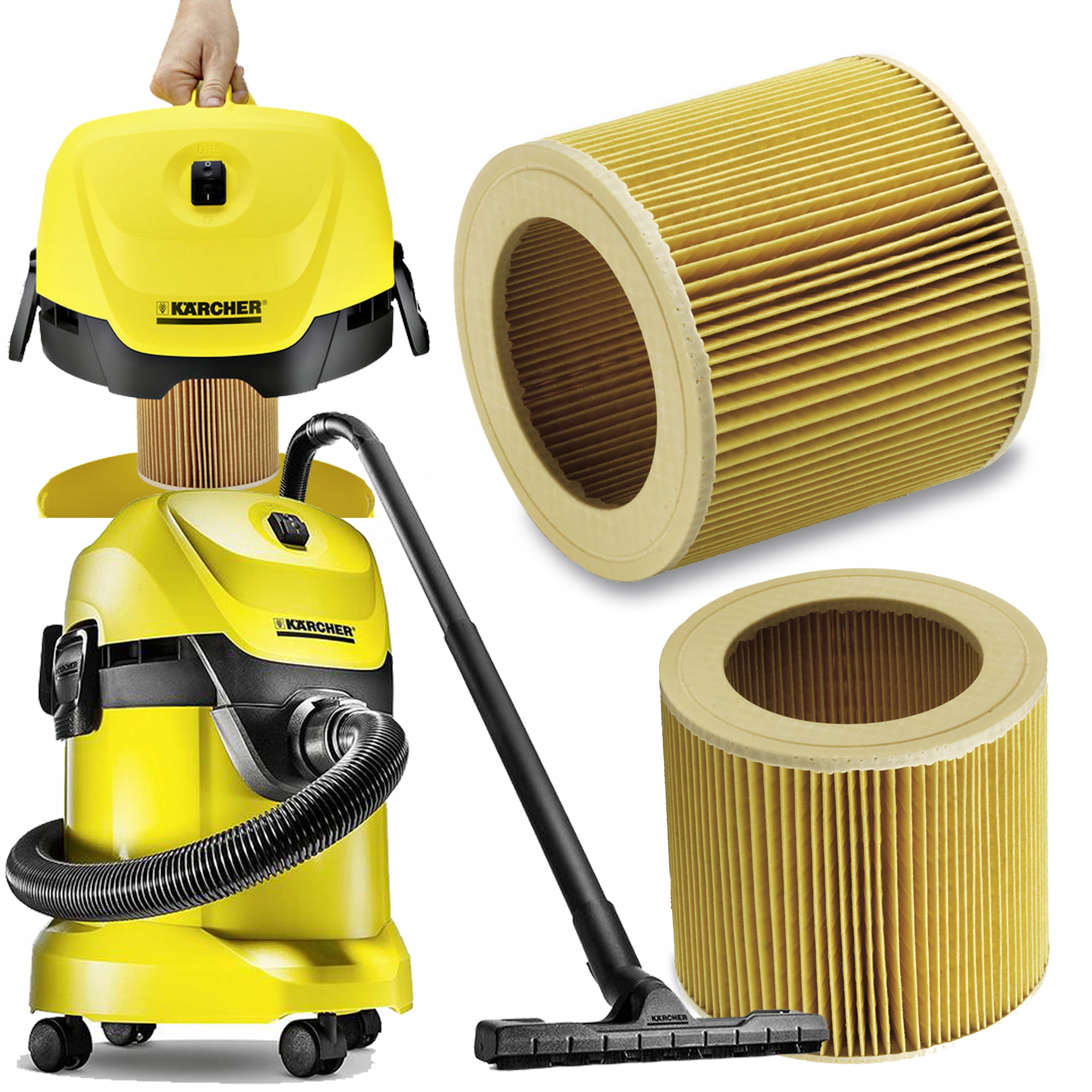 

WKŁaD Filtracyjny Filtr Do Odkurzacza Karcher WD3