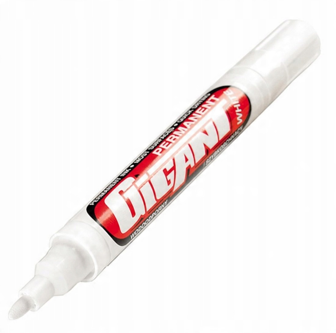 

Marker permanentny biały Gigant okrągły